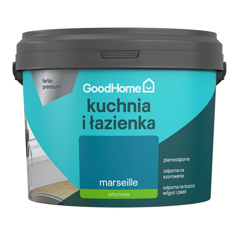 Farba plamoodporna GoodHome Kuchnia i Łazienka marseille 2,5 l