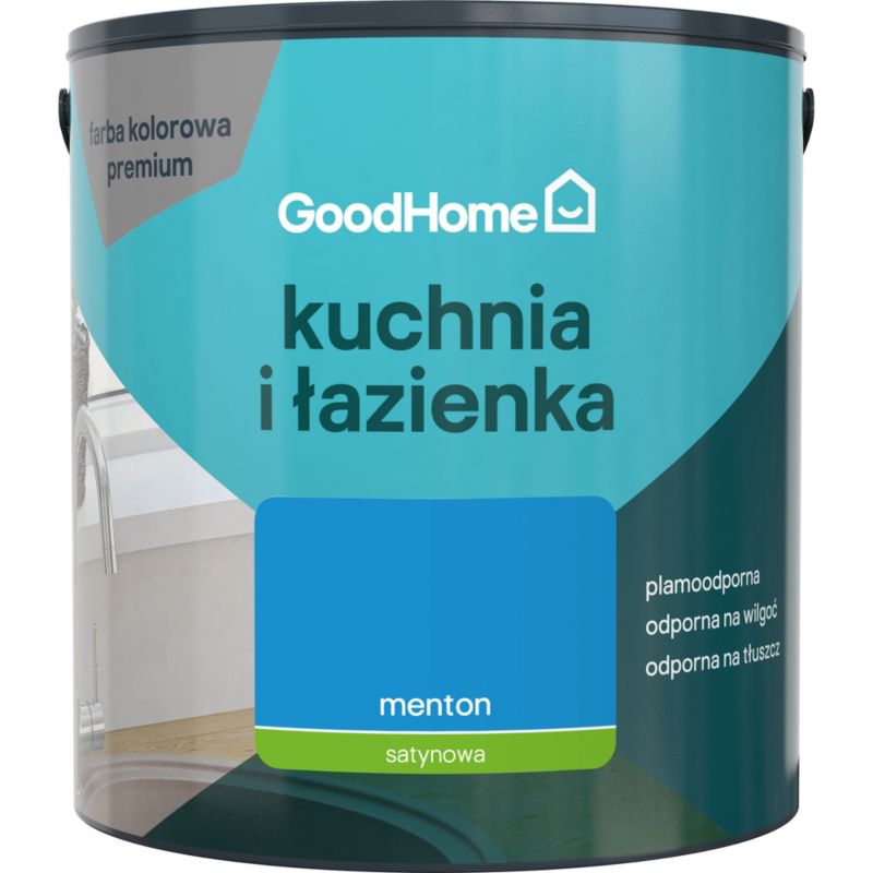 Farba plamoodporna GoodHome Kuchnia i Łazienka menton 2,5 l