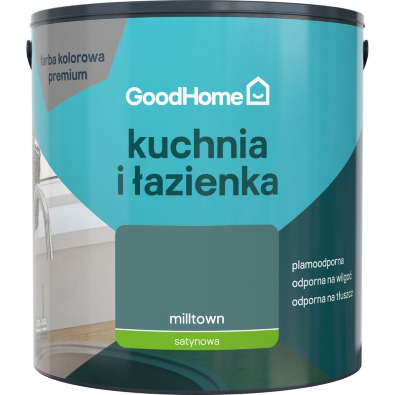 Farba plamoodporna GoodHome Kuchnia i Łazienka milltown 2,5 l