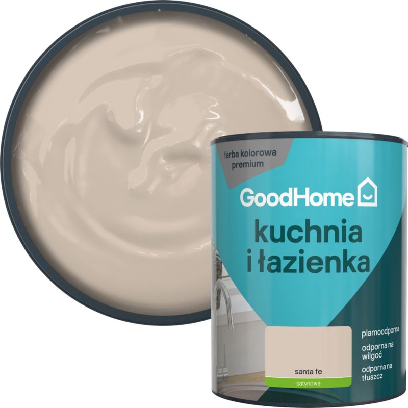 Farba plamoodporna GoodHome Kuchnia i Łazienka santa fe 1 l