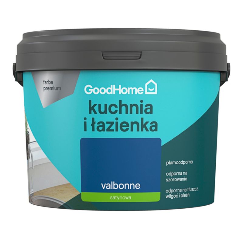 Farba plamoodporna GoodHome Kuchnia i Łazienka valbonne 2,5 l
