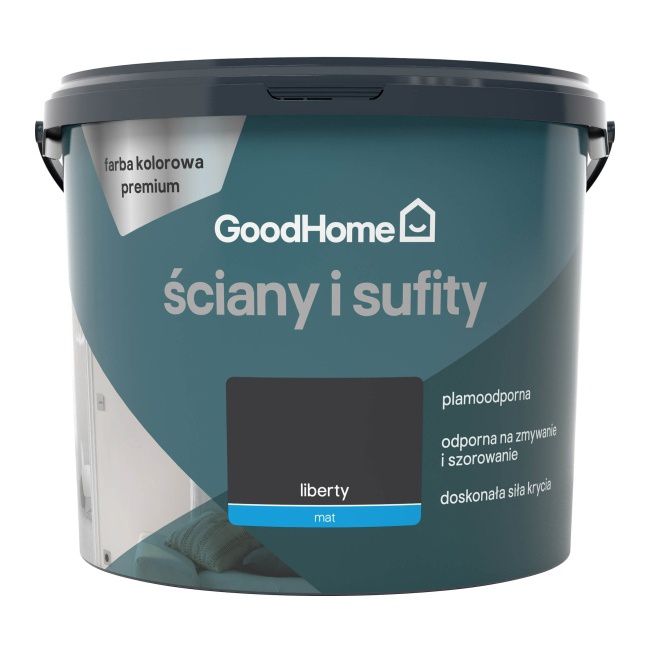 Farba plamoodporna GoodHome Premium Ściany i Sufity liberty 5 l