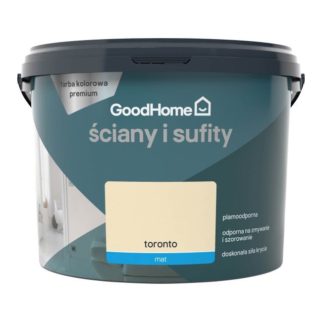 Farba plamoodporna GoodHome Premium Ściany i Sufity toronto 2,5 l