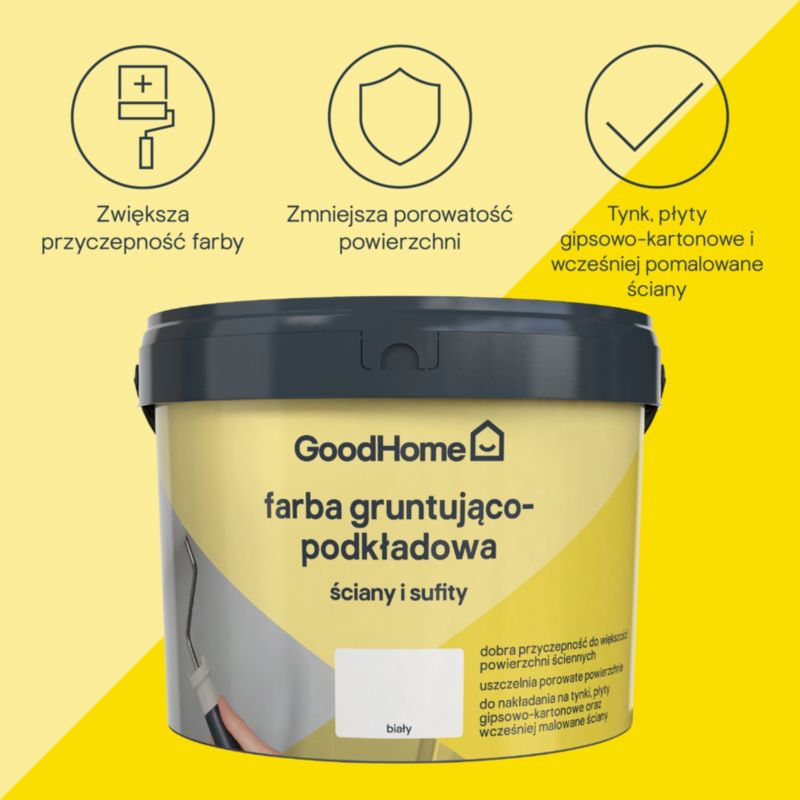 Farba podkładowa GoodHome ściany i sufity 10 l