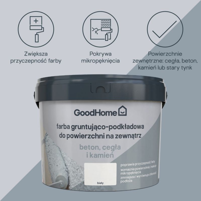 Farba podkładowa GoodHome zewnętrzna 10 l
