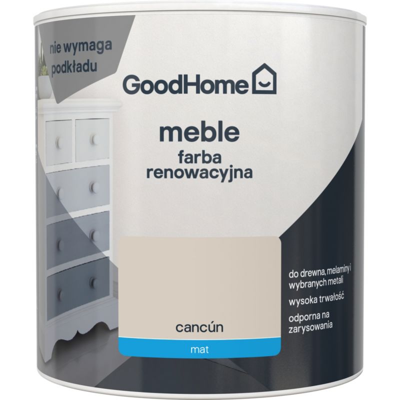 Farba renowacyjna do mebli GoodHome Reno cancun mat 0,5 l