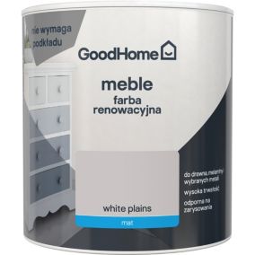 Farba renowacyjna do mebli GoodHome Reno white plains mat 0,5 l