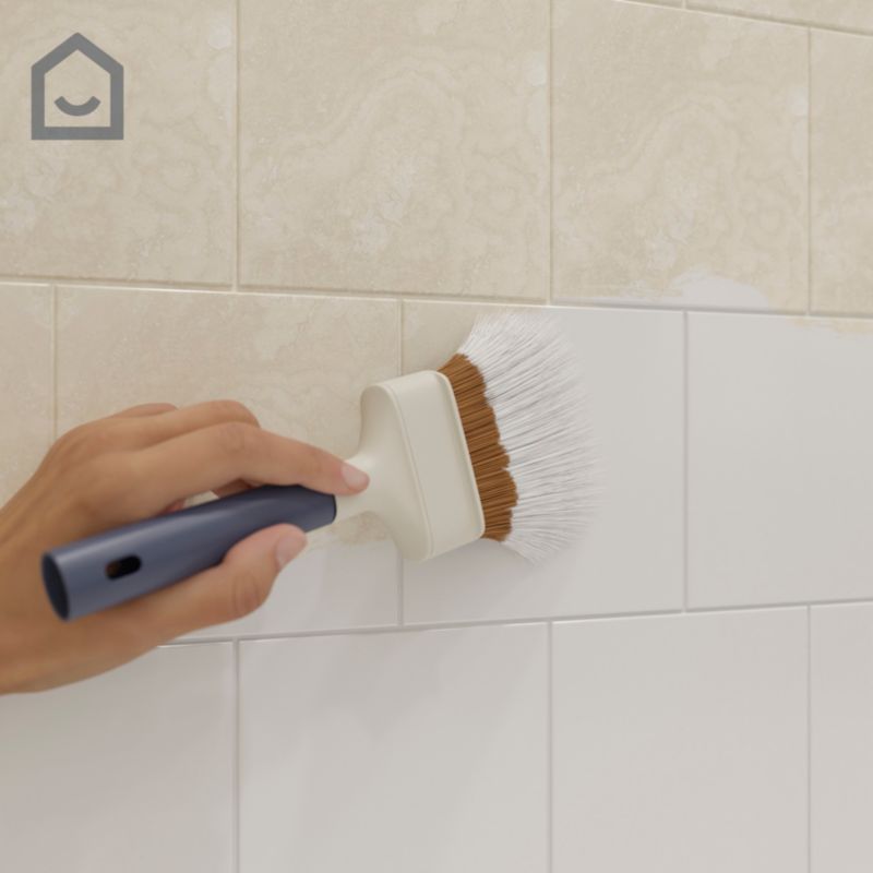 Farba renowacyjna do płytek GoodHome Reno biały mat 0,75 l