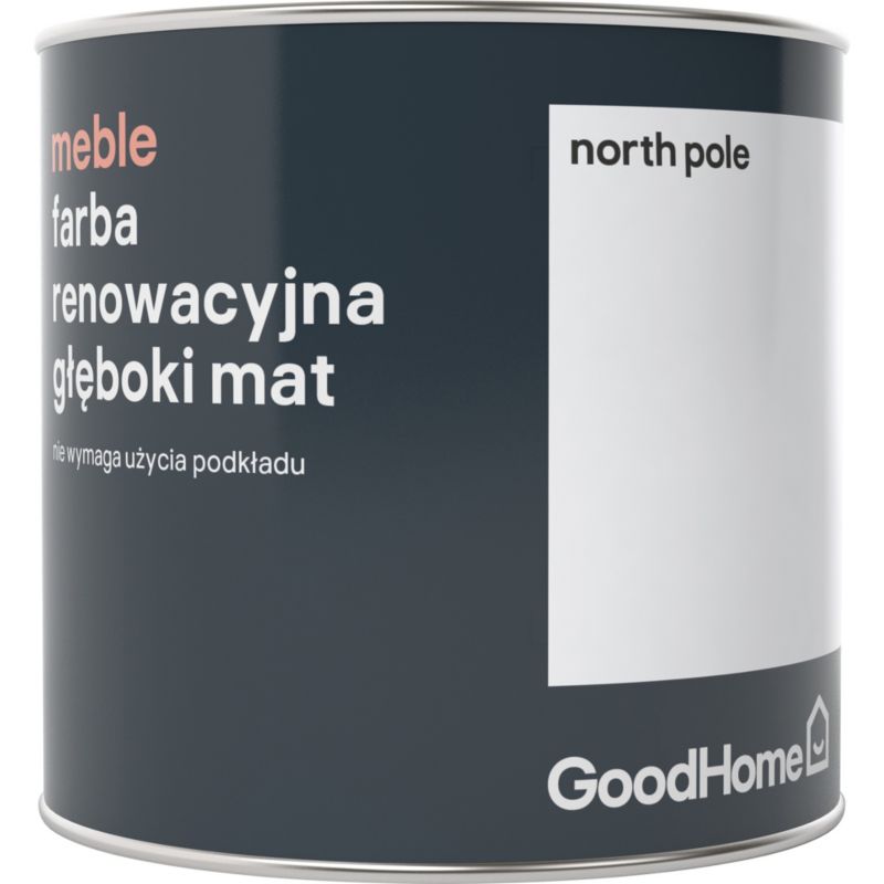 Farba renowacyjna GoodHome Meble north pole mat 0,5 l