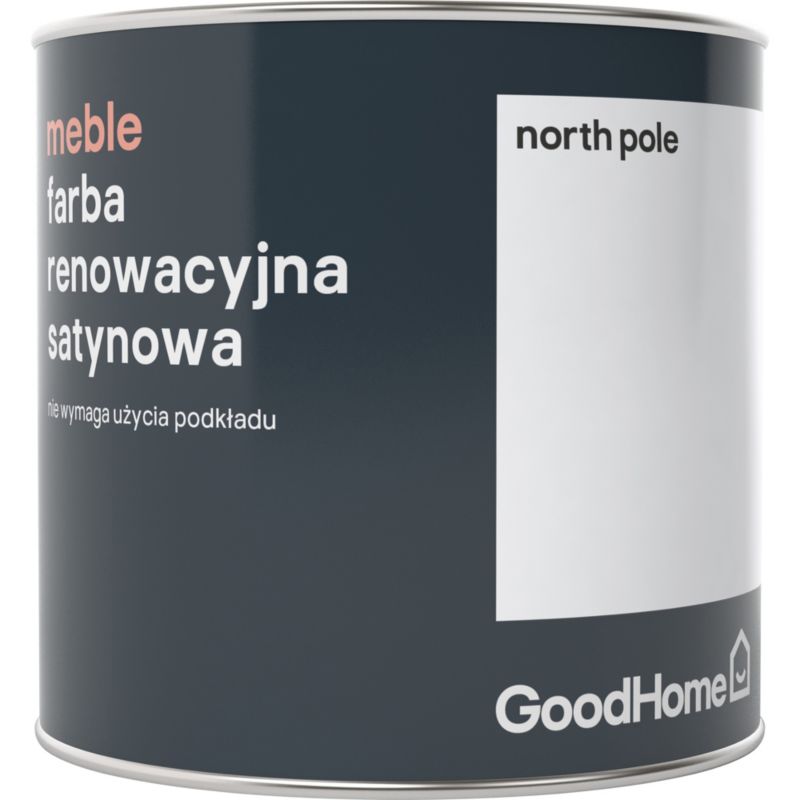 Farba renowacyjna GoodHome Meble north pole satyna 0,5 l