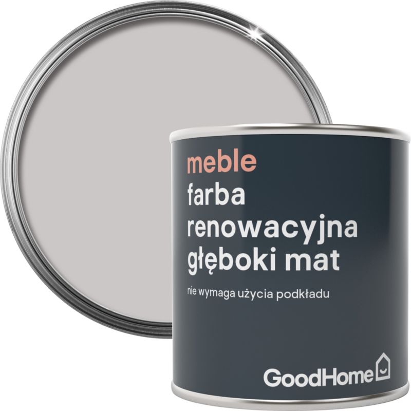 Farba renowacyjna GoodHome Meble white plains mat 0,125 l