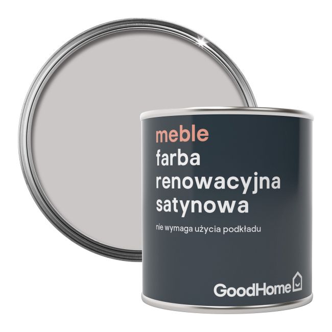 Farba renowacyjna GoodHome Meble white plains satyna 0,125 l
