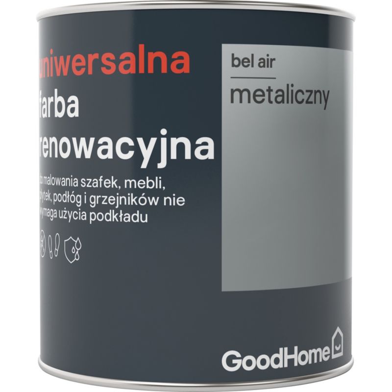 Farba renowacyjna uniwersalna GoodHome bel air metal 0,75 l
