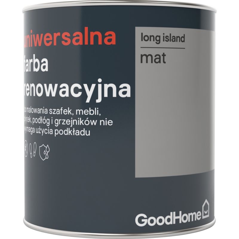 Farba renowacyjna uniwersalna GoodHome long island mat 0,75 l