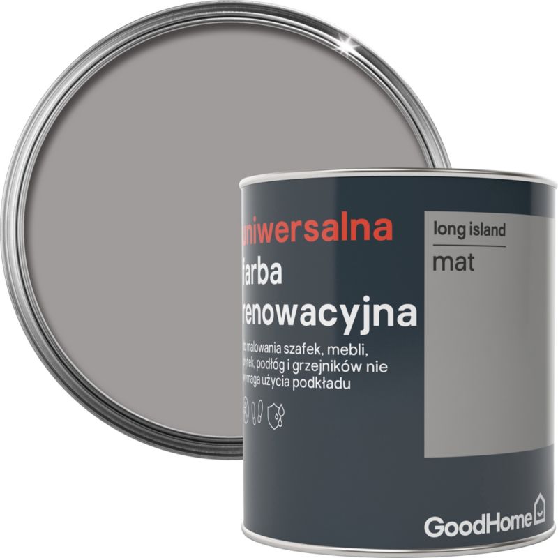 Farba renowacyjna uniwersalna GoodHome long island mat 0,75 l