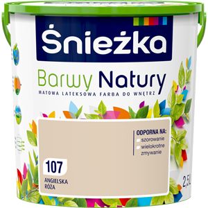 Farba Śnieżka Barwy Natury angielska róża 2,5 l