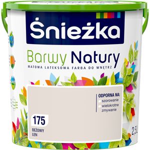 Farba Śnieżka Barwy Natury beżowy len 2,5 l