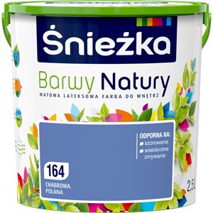 Farba Śnieżka Barwy Natury chabrowa polana 2,5 l