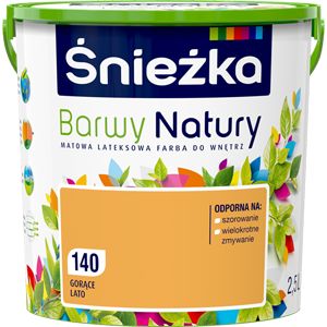Farba Śnieżka Barwy Natury gorące lato 2,5 l