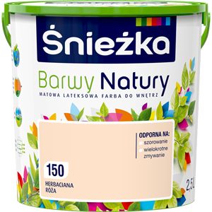 Farba Śnieżka Barwy Natury herbaciana róża 2,5 l