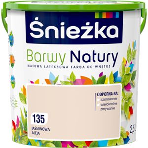 Farba Śnieżka Barwy Natury jaśminowa aleja 2,5 l