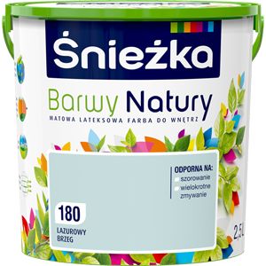 Farba Śnieżka Barwy Natury lazurowy brzeg 2,5 l