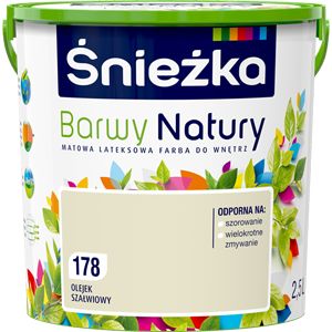 Farba Śnieżka Barwy Natury olejek szałwiowy 2,5 l