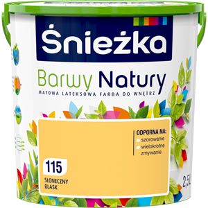 Farba Śnieżka Barwy Natury słoneczny blask 2,5 l