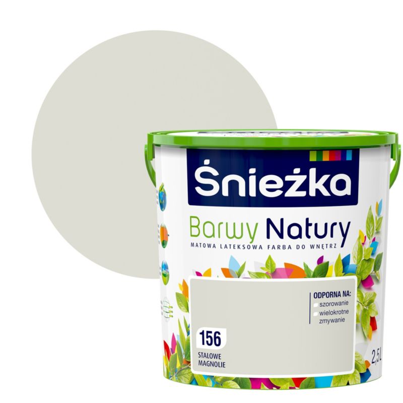 Farba Śnieżka Barwy Natury stalowe magnolie 2.5 l