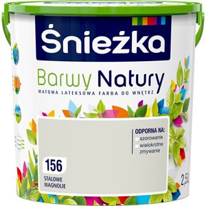 Farba Śnieżka Barwy Natury stalowe magnolie 2.5 l