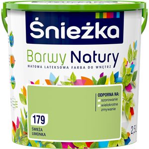 Farba Śnieżka Barwy Natury świeża limonka 2,5 l