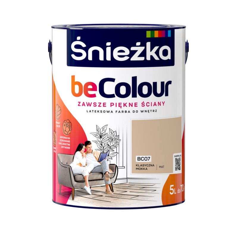 Farba Śnieżka Becolour klasyczna mokka 5 l