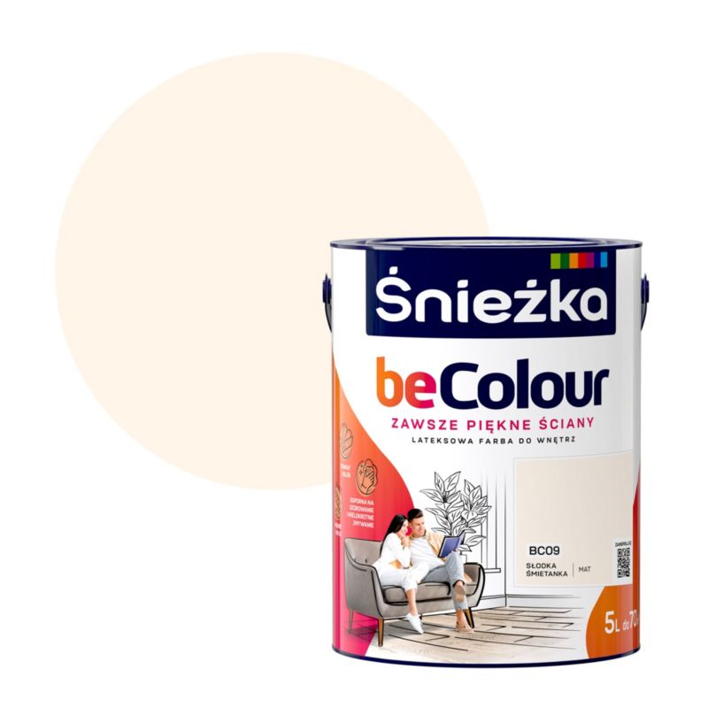 Farba Śnieżka Becolour słodka śmietanka 5 l