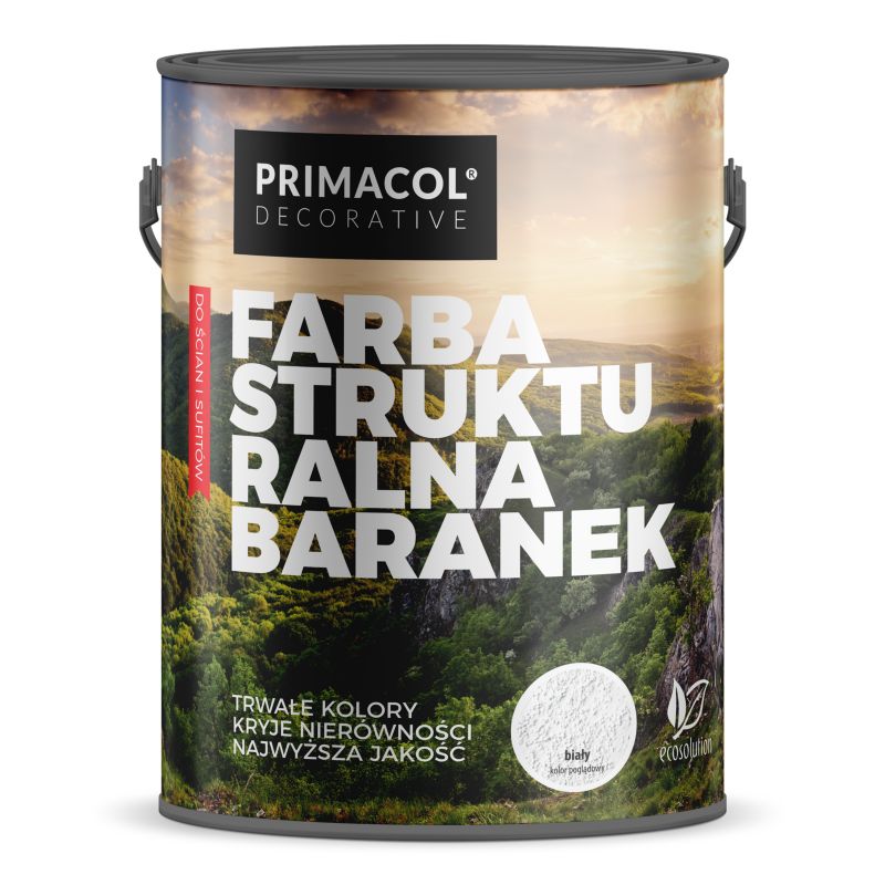 Farba strukturalna Colours Baranek biały 5 l