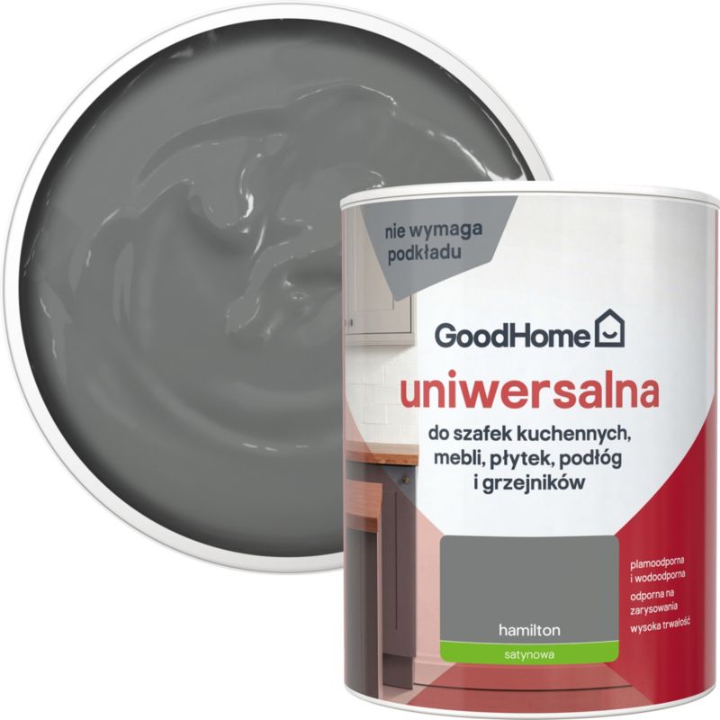 Farba uniwersalna GoodHome Reno hamilton satyna 0,75 l