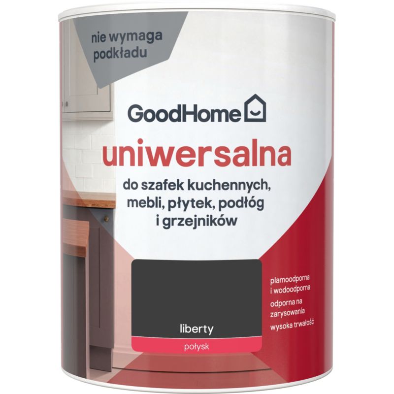 Farba uniwersalna GoodHome Reno liberty połysk 0,75 l