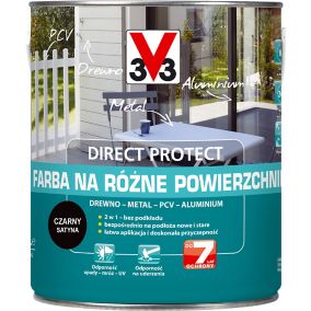 Farba V33 Direct Protect czarna 2,5 l