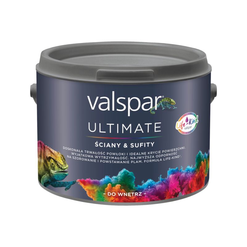 Farba Valspar Ultimate Ściany i Sufity głęboki mat baza C 2,5 l