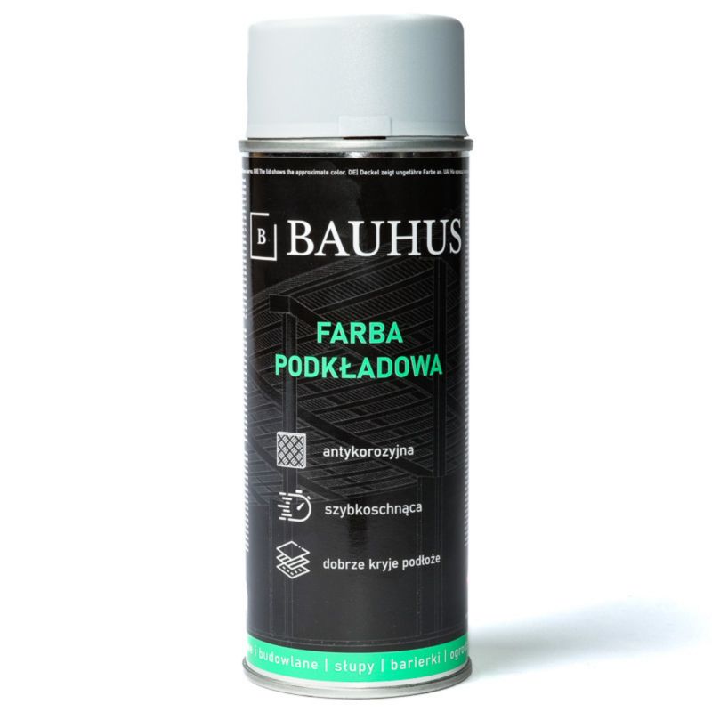 Farba w sprayu Bauhus podkładowa szara RAL 7040 1 szt.