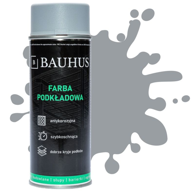 Farba w sprayu Bauhus podkładowa szara RAL 7040 1 szt.