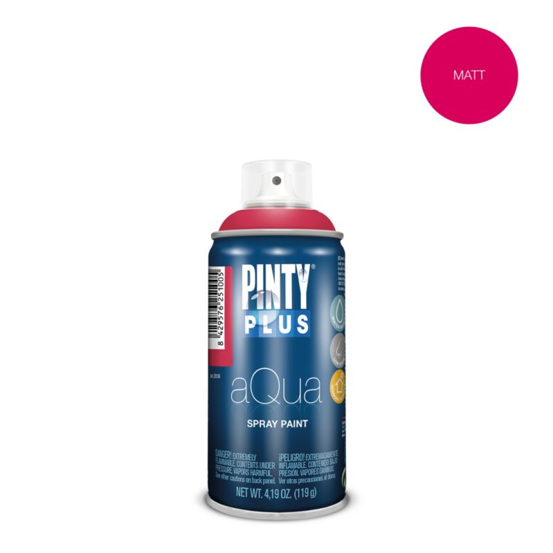 Farba wodna dekoracyjna w spray PintyPlus Aqua czerwony 0.15L