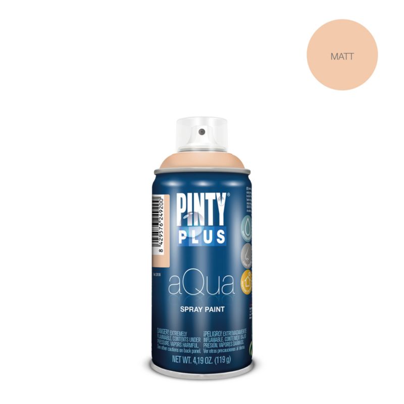 Farba wodna dekoracyjna w spray PintyPlus Aqua pomarańczawy pastelowy 0.15L