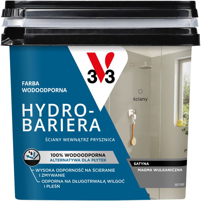 Farba wodoodporna V33 Hydro-Bariera magma wulkaniczna 0,75 l