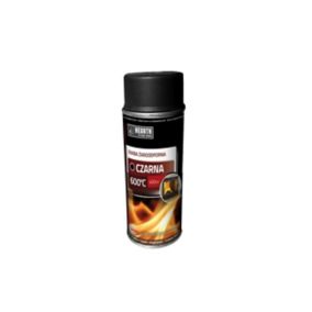 Farba żaroodporna Hearth 600°C czarna 0,4 l