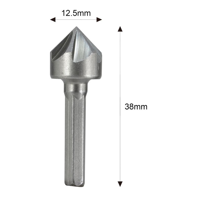 Fazownik do drewna Mac Allister 12 x 38 mm