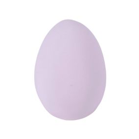 Figurka betonowa jajko różowy/biały