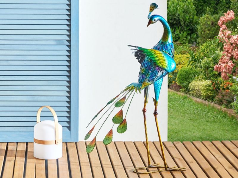 Figurka paw niebieska Peacock 1 szt.