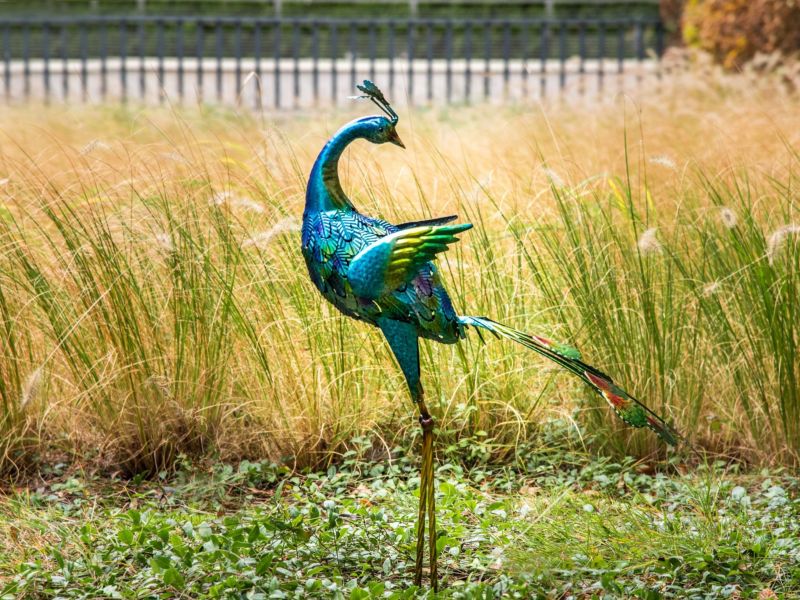 Figurka paw niebieska Peacock 1 szt.