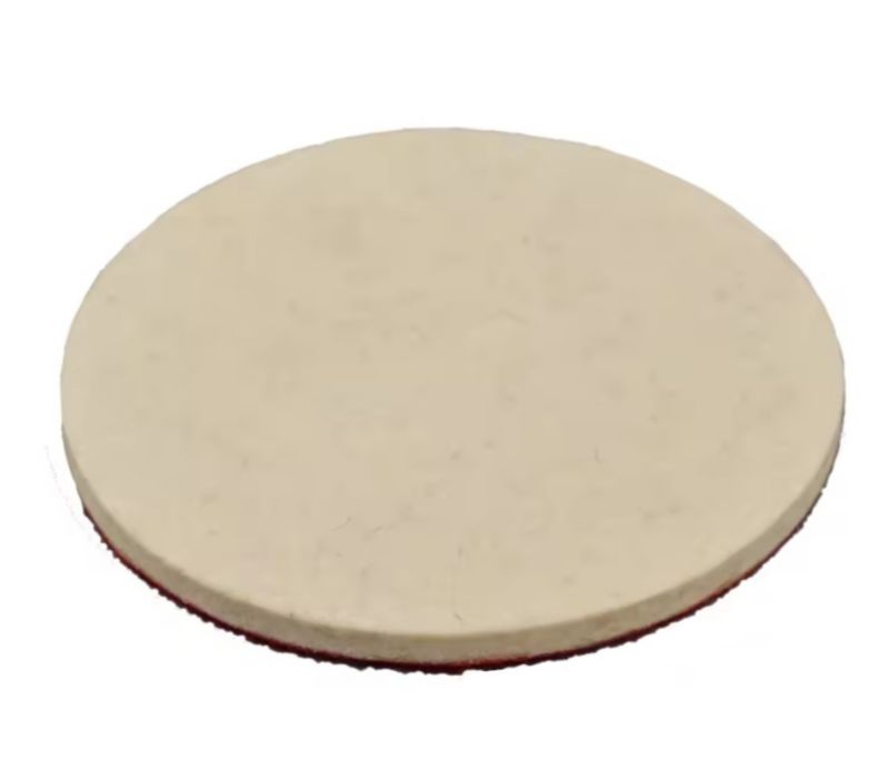 Filc polerski na rzep Kormax 150x10mm 100% wełna (XT-75 150-10MM) -  1szt