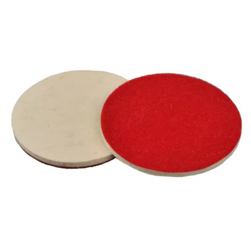 Filc polerski na rzep Kormax 180x10mm 100% wełna (XT-75 180-10MM) - 1szt